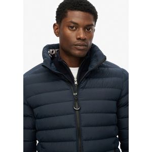 Superdry - Fuji Print - Gewatteerd Jack - Zwart - Polyester