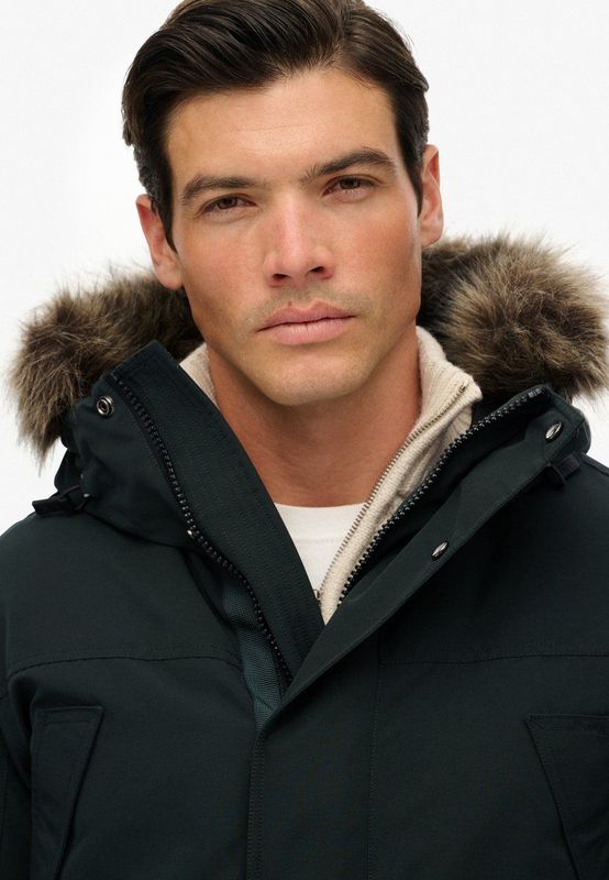 Superdry - M5011929A - Parka - Zwart - Gerecycled Polyester - Casual