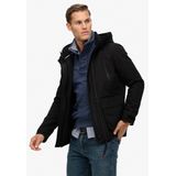 Superdry - Hooded Ultimate Embroidered Windbreaker - Jack - Zwart - 100% Gerecycled Polyester