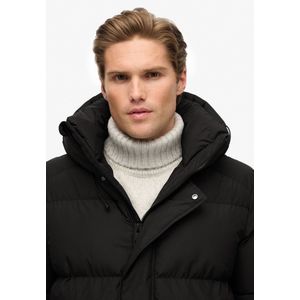 Superdry - Hooded 5 Baffle Sports Puffer - Zwarte Jas - Mannen - 3XL