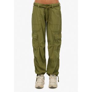 Superdry, Dames, Broeken, Groen, Maat: W30 Katoen,