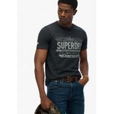 Superdry - Heritage T-shirt - Zwart - Katoen - Korte Mouwen