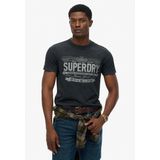 Superdry - Heritage T-shirt - Zwart - Katoen - Korte Mouwen