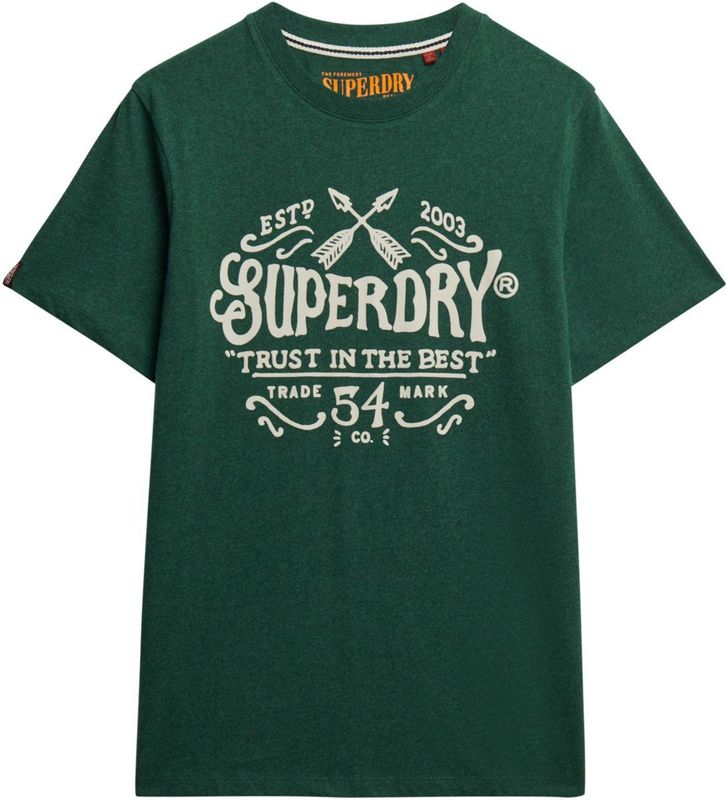 Superdry - Outdoor Flock Relaxed Fit T-shirt - Korte Mouwen