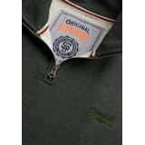 Superdry - Hanly Zip Sweat - Donkergroen - Sweater