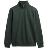 Superdry - Hanly Zip Sweat - Donkergroen - Sweater