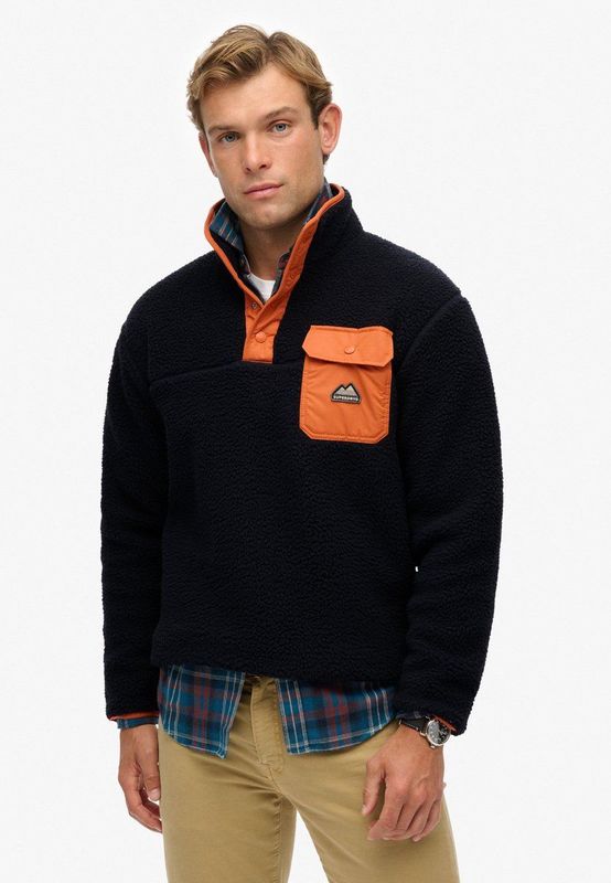 Superdry - Fuji - Fleece-trui - Heren