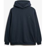 Superdry - Sweatshirt - Donkerblauw - Gevoerde Zoom/Rand - Capuchon
