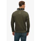 Superdry - M2014392A - Atletische Trui - Groen - Katoen
