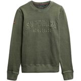 Superdry - M2014392A - Atletische Trui - Groen - Katoen