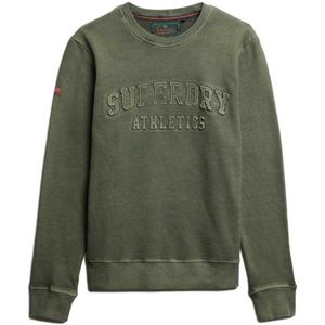 Superdry - M2014392A - Atletische Trui - Groen - Katoen