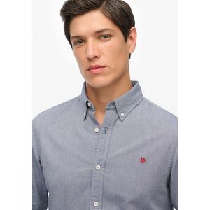Superdry - Classic Oxford Overhemd - Blauw - Katoen