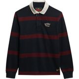 Gestreept rugby poloshirt Superdry Vintage Athletic