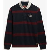 Gestreept rugby poloshirt Superdry Vintage Athletic
