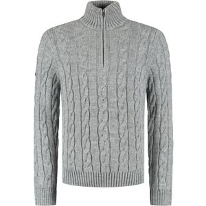 Superdry - Jacob Cable Knit - Gebreide Trui - Halve Rits