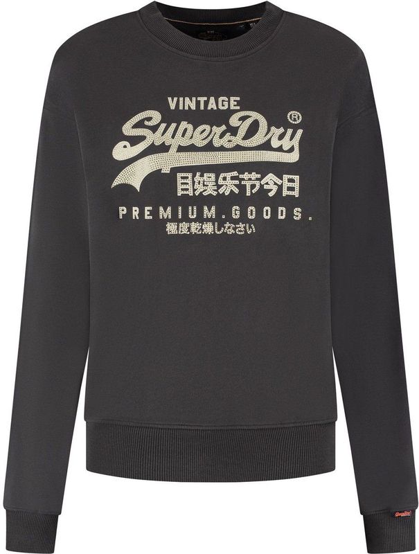 Superdry - Embellished Vintage Logo Loose Crew - Sweatshirt