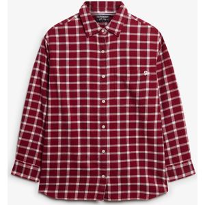 Superdry Check Flannel Boyfriend Overhemd Met Lange Mouwen