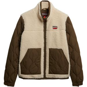 Superdry - Fleece Hybride Jas - Dames - Buitenjassen