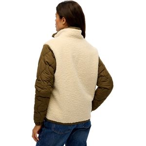 Superdry - Fleece Hybride Jas - Dames - Buitenjassen