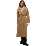 Superdry - Relaxed Lange Wollen Jas - Winterjas