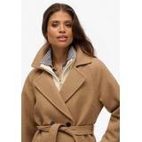 Superdry - Relaxed Lange Wollen Jas - Winterjas