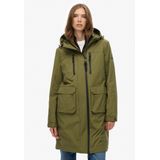 Superdry - Longline Shell Parka - Winterjas - Slim Fit - Waterafstotend