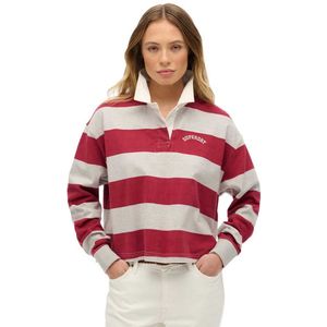 Superdry - Ath Essential Stripe - Poloshirt - Lange Mouw