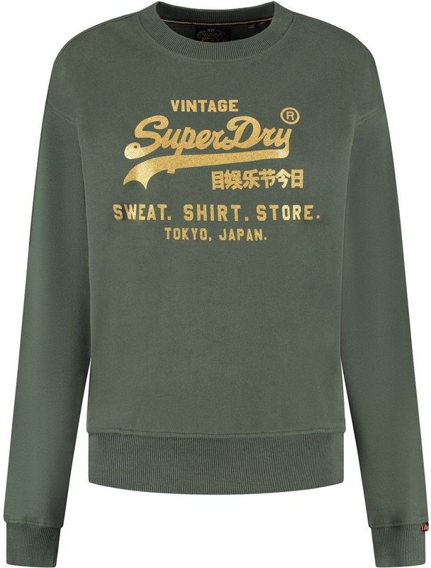 Superdry - Embellished Vintage Logo Loose Crew - Sweatshirt