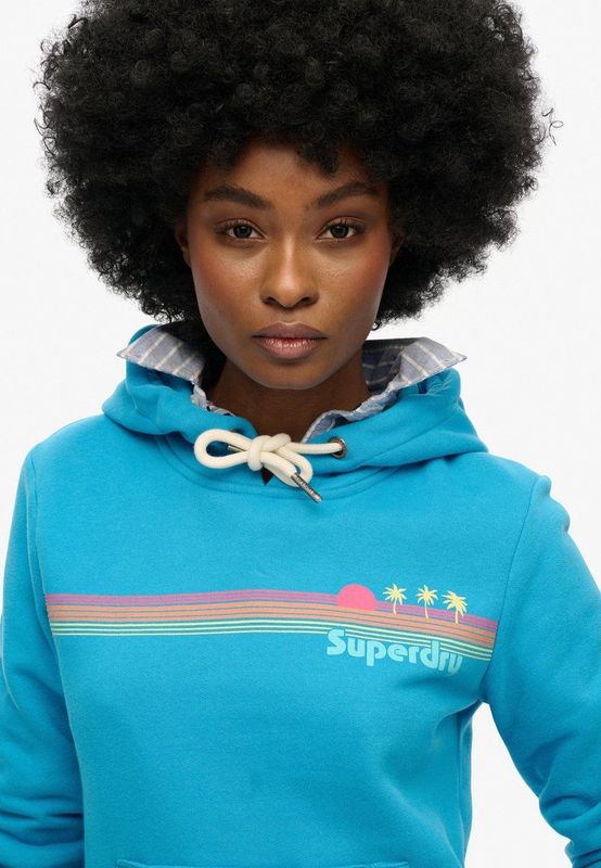 Superdry - Rainbow Stripe Hoodie - Multicolor - Katoen