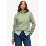 Superdry - Essential Hoodie - Grijs - Katoen - Geborduurd Logo