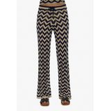 Superdry - Zigzag Knit Wide - Broek