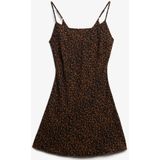 Superdry - Bias Cut Mini Slip - Korte Jurk - Dierenprint