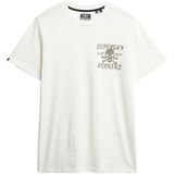 Superdry - Black Label - T-shirt - Zwart - Korte Mouwen