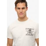 Superdry - Black Label - T-shirt - Zwart - Korte Mouwen