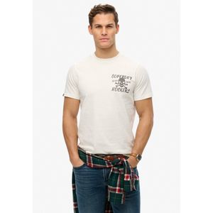 Superdry - Black Label - T-shirt - Zwart - Korte Mouwen