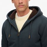 Superdry Borg Lined Sweatshirt Met Rits