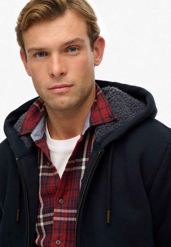 Superdry - Borg Lined Zip Hoodie - Sweatshirt