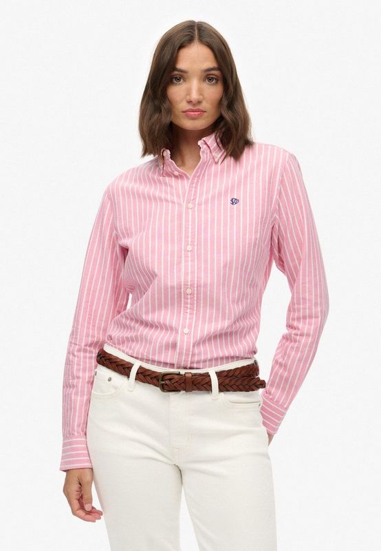 Dameshemd met lange mouwen Superdry Oxford Bd