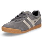 Gola - Harrier Mirror - Damestrainers - Ash - Suède - Metallic Gouden Vleugel