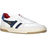 Gola - Hawk - Leren Sneakers - Wit - Blauw