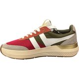 Gola - Raven - Damessportschoenen - Frambozengaas - Kaki - Veterschoen