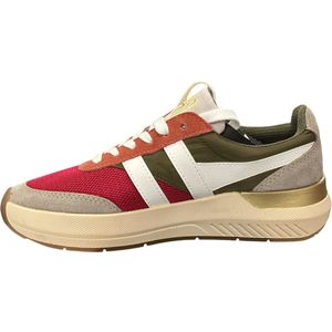 Gola - Raven - Damessportschoenen - Frambozengaas - Kaki - Veterschoen
