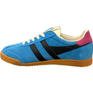 Gola - Elan - Damestrainers - Zwart - Gebroken Wit - Fuchsia