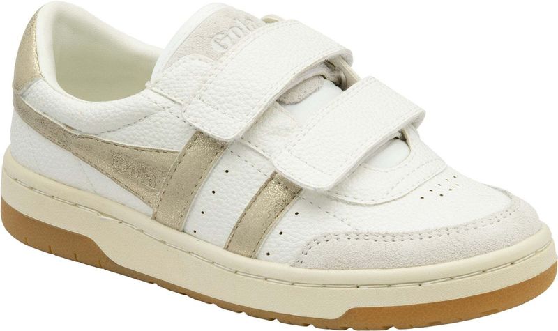 GOLA - Falcon Mirror Strap - Sneakers - Wit/Goudkleur - Polyurethaan
