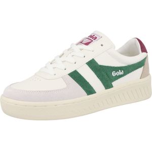 Gola - Grandslam Trident - Sneakers - Wit - Suède en Leer - Retro Stijl