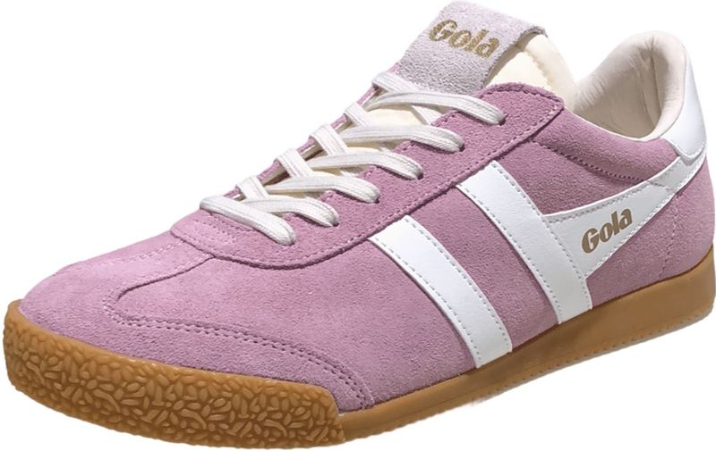 Gola - CLB538KW1 - Sneakers - Roze/Wit - Suède en Kunstleer