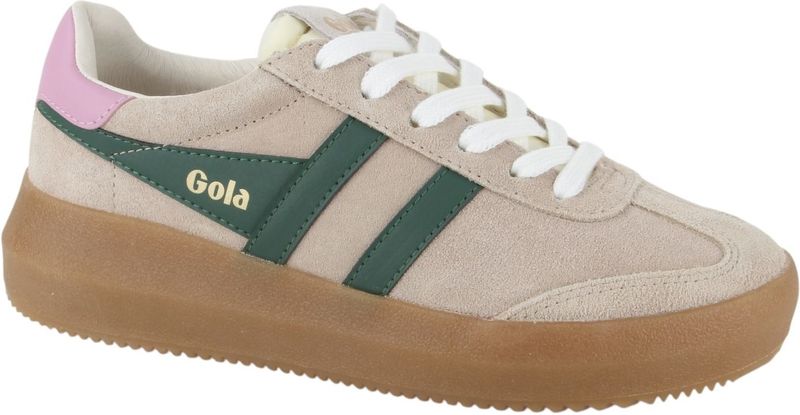 Gola - Athena - Sneakers - Beige/Groen - Suède