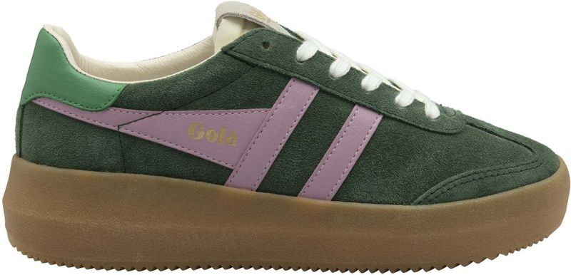 Gola - Athena - Sneakers - Groen/Lila - Suède