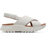 Clarks - DashLite Wish - Sandalen - Licht Gebroken Wit - Suède/Leer