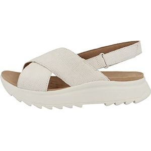 Clarks Sandale "DashLite Wish", Plateausandale, Klettschuh mit modischer Kreuzbandage